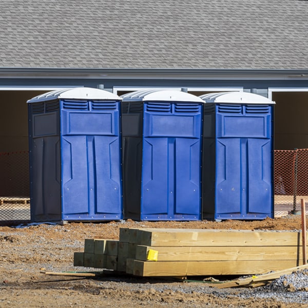 are there any restrictions on where i can place the porta potties during my rental period in Meridian TX